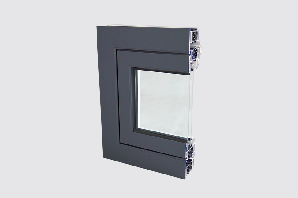 70 series broken bridge window (invisible hinge)